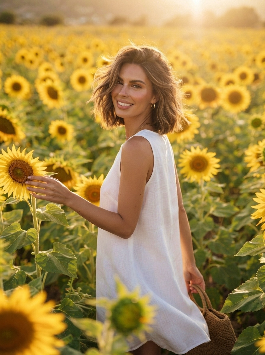 Tousled Bob Short Hairstyle for Summer