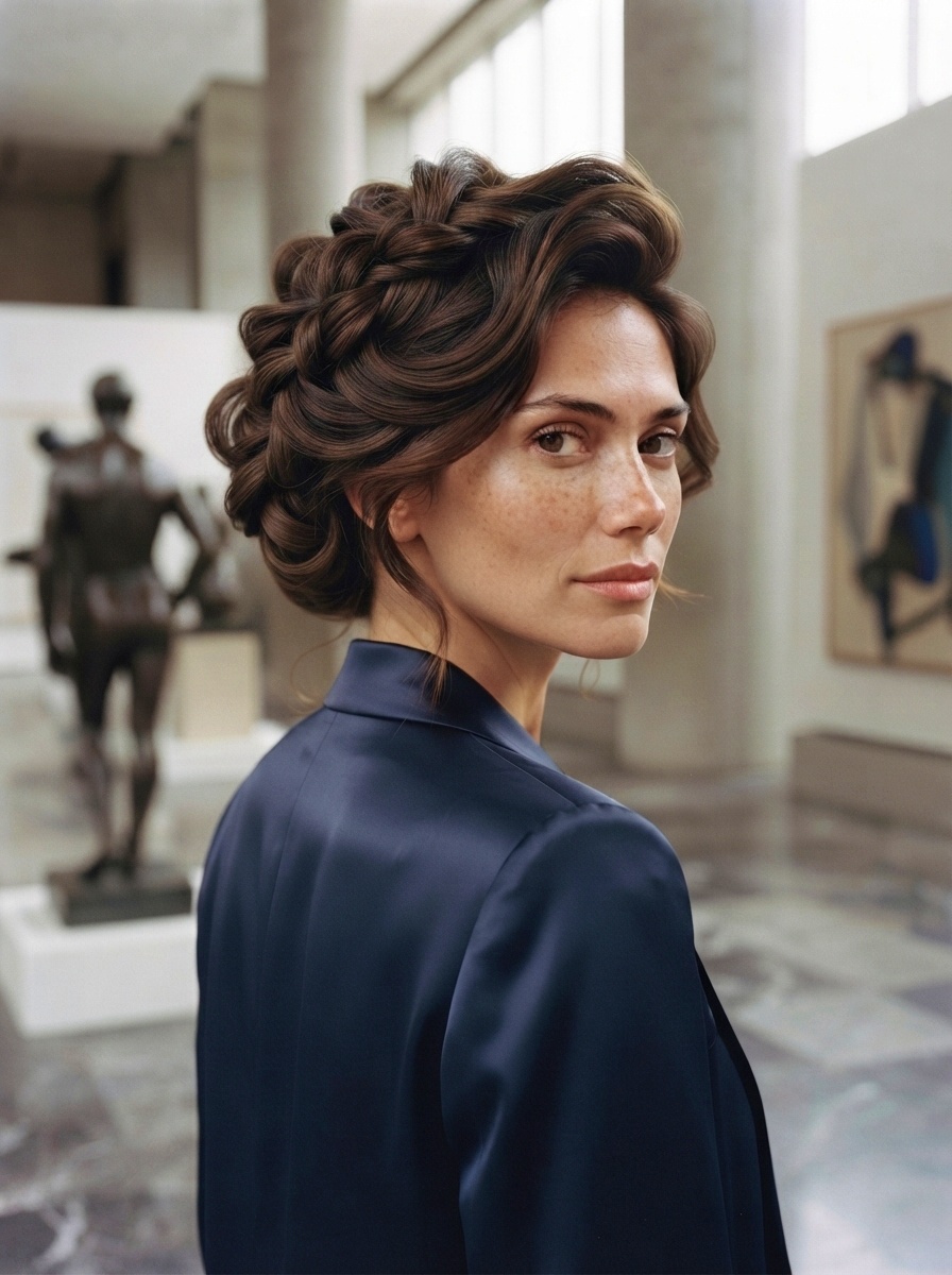 Twisted Sculpture Updo