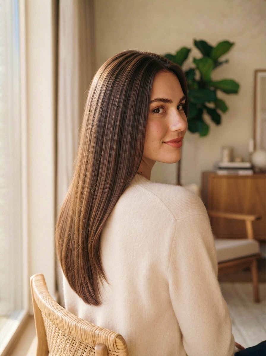 U-Cut Contour Hairstyle