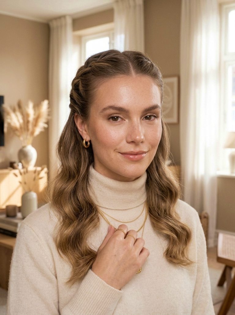 Vanilla Girl Sleek Knot Bun Hairstyle