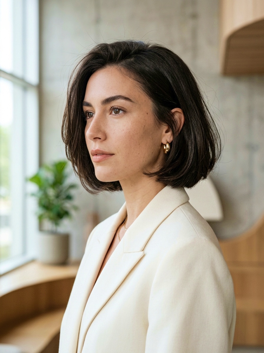 Sculpted Contemporary Bob