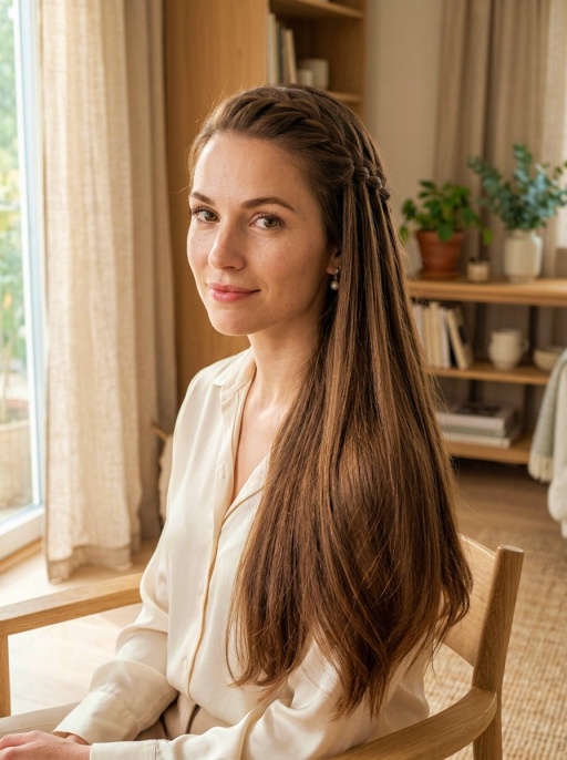 Waterfall Silk Hairstyle