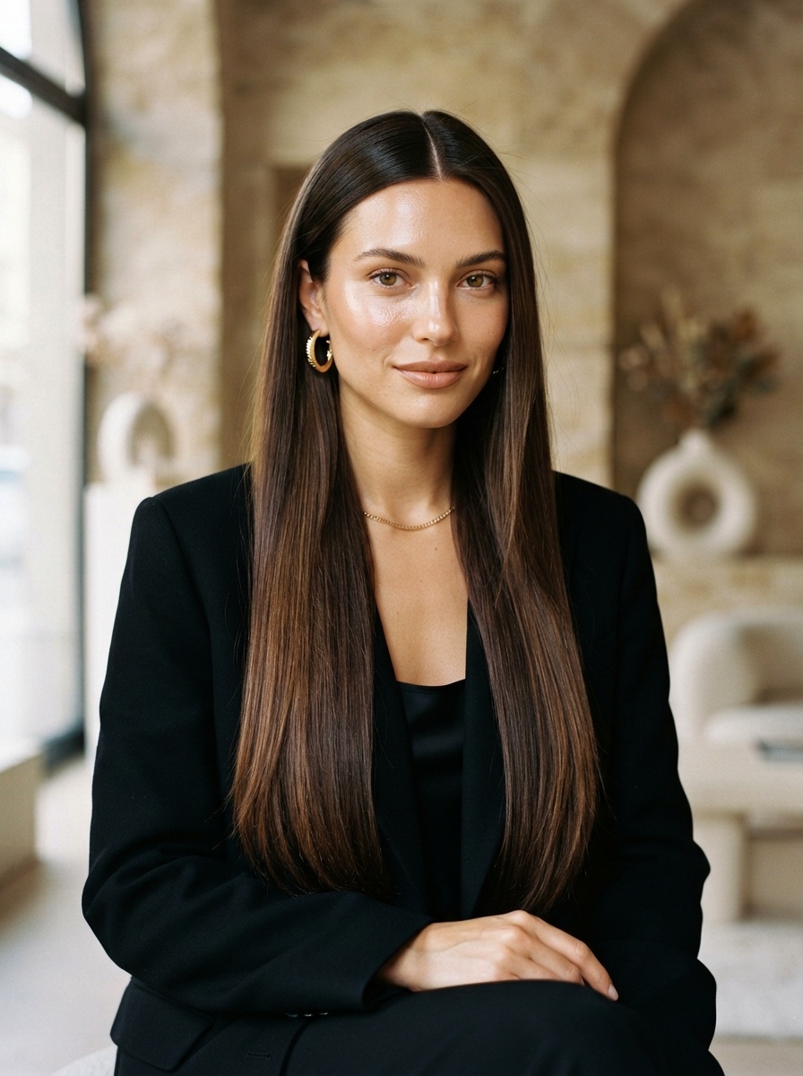 Milan Glass Hair Hairstyle