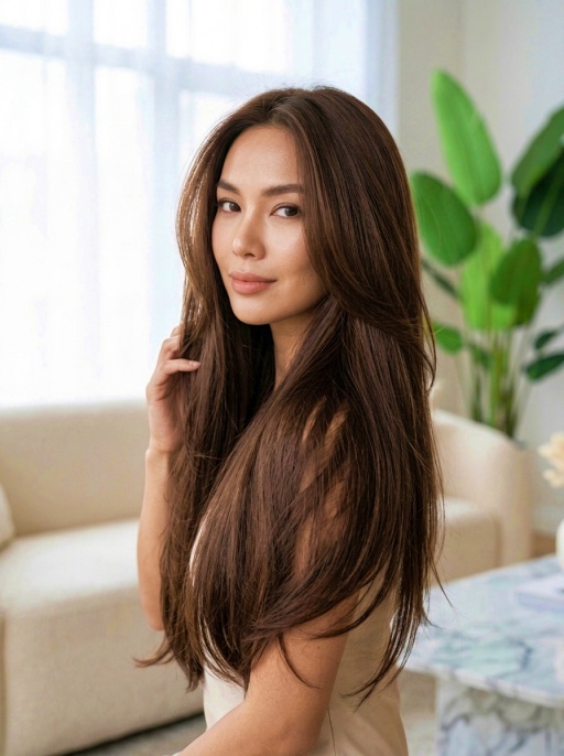 Crystal Smooth Editorial Hairstyle Trend