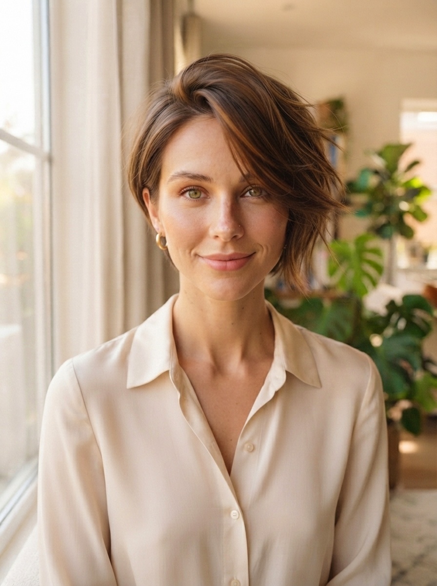 Textured Razor Pixie Cut