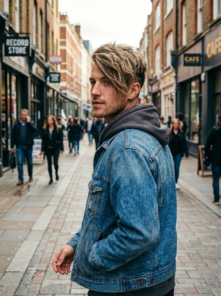 Messy Side Swept Undercut Hairstyle