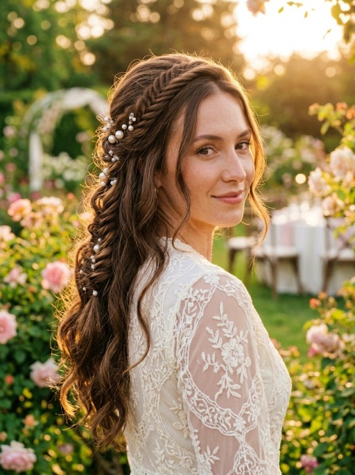 Halo Weave Hairstyle
