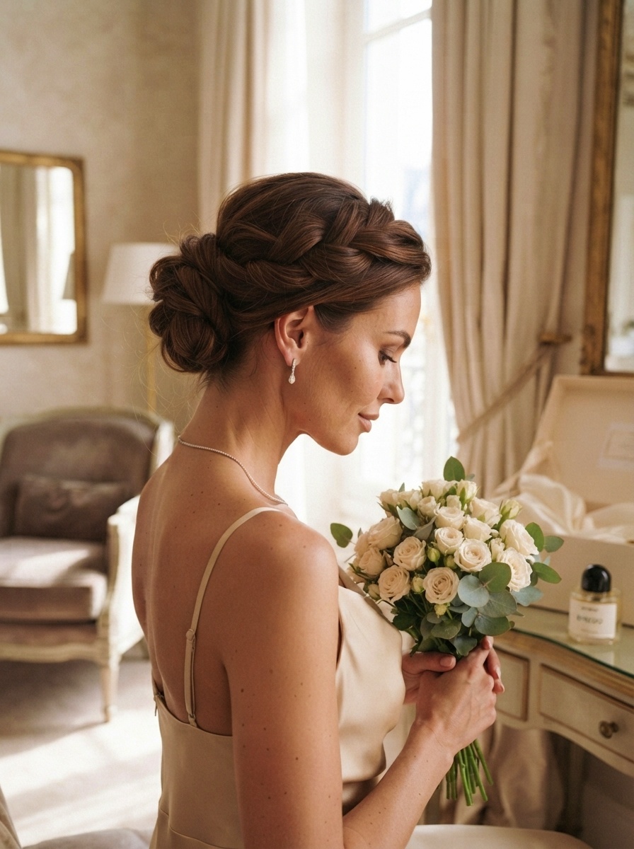 Twisted Halo Chignon