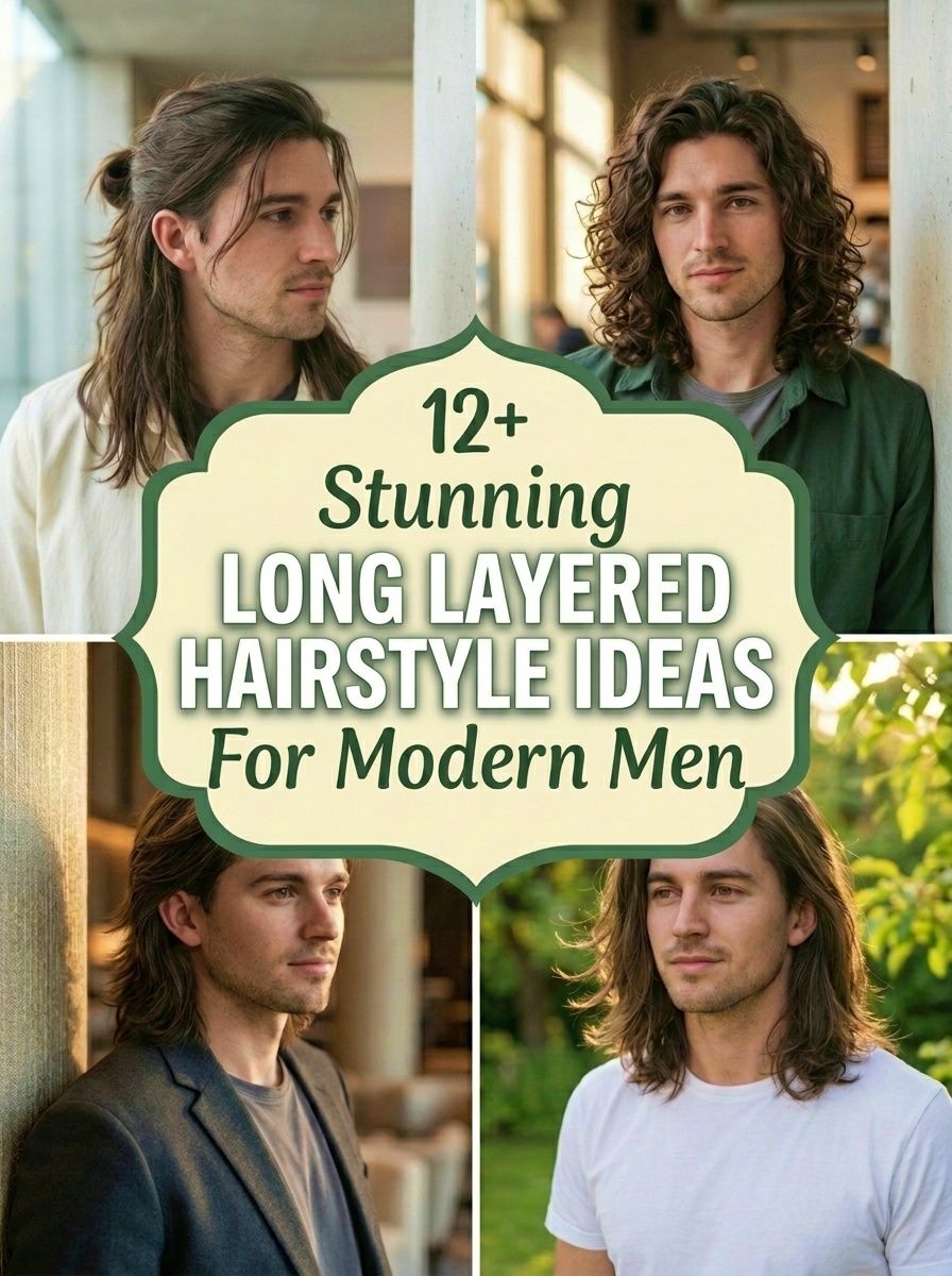 Stunning Long Layered Hairstyle Ideas For Modern Men