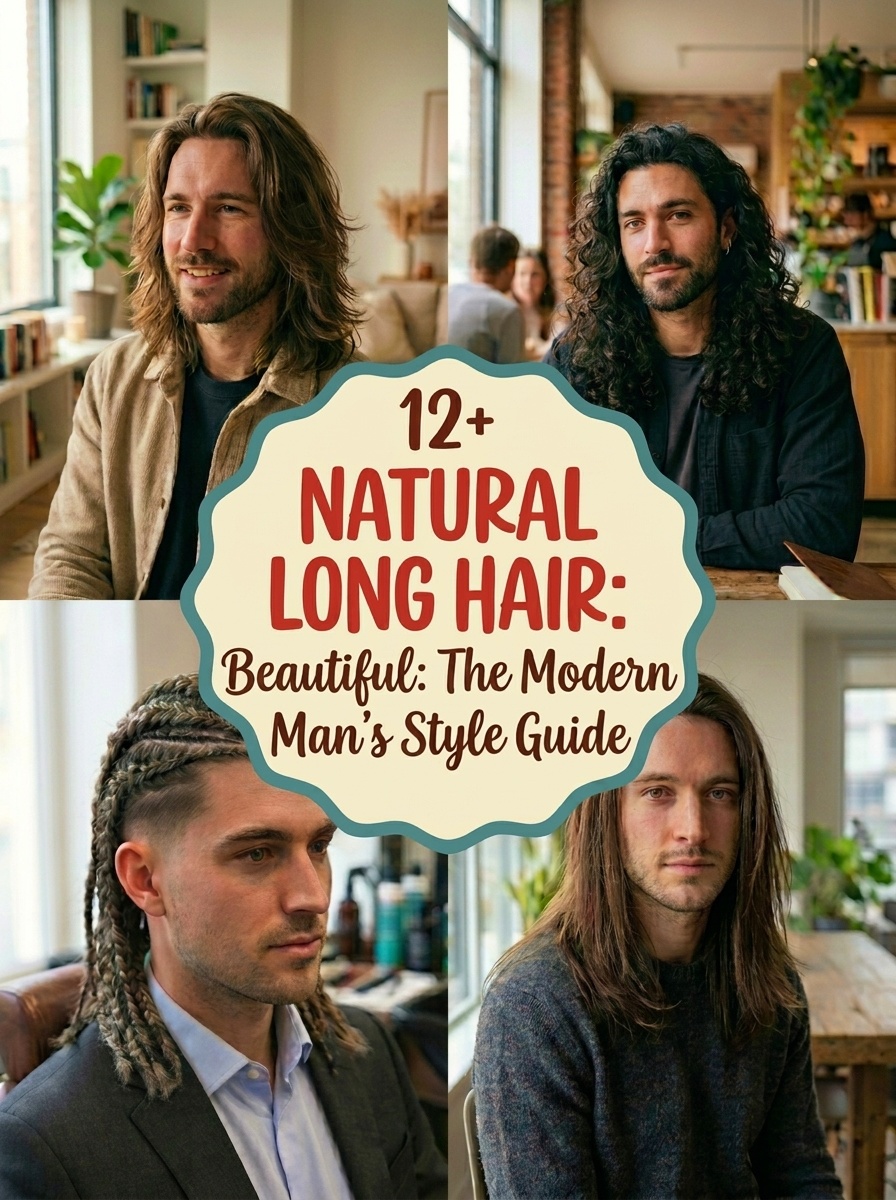 Beautiful Natural Long Hair: The Modern Man’s Style Guide
