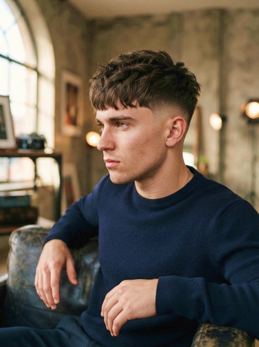 Modern Textured Crop Haircut