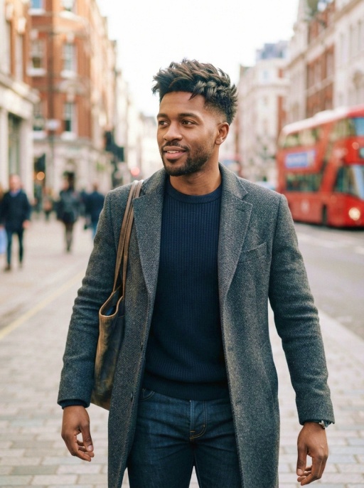 Modern Urban Textured Hairstyle
