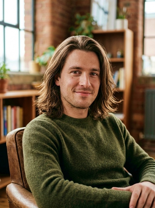 Shoulder Length Hairstyles for Men