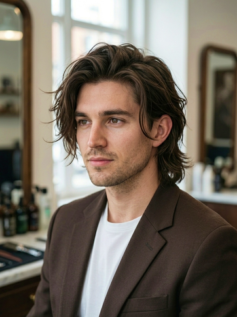 Signature Asymmetric Long Layered Hairstyle