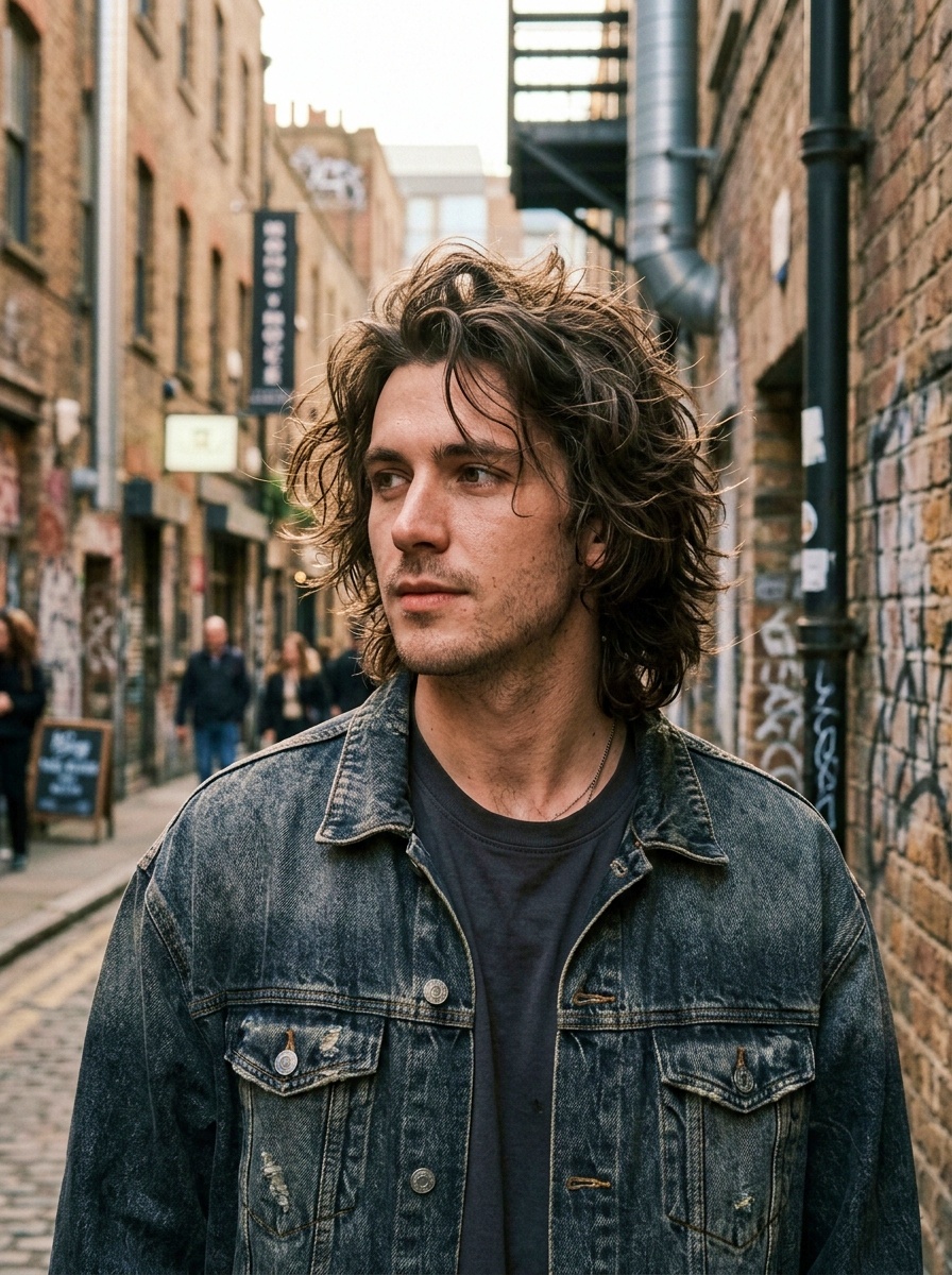 Trendy Messy Flow Hairstyle for Men