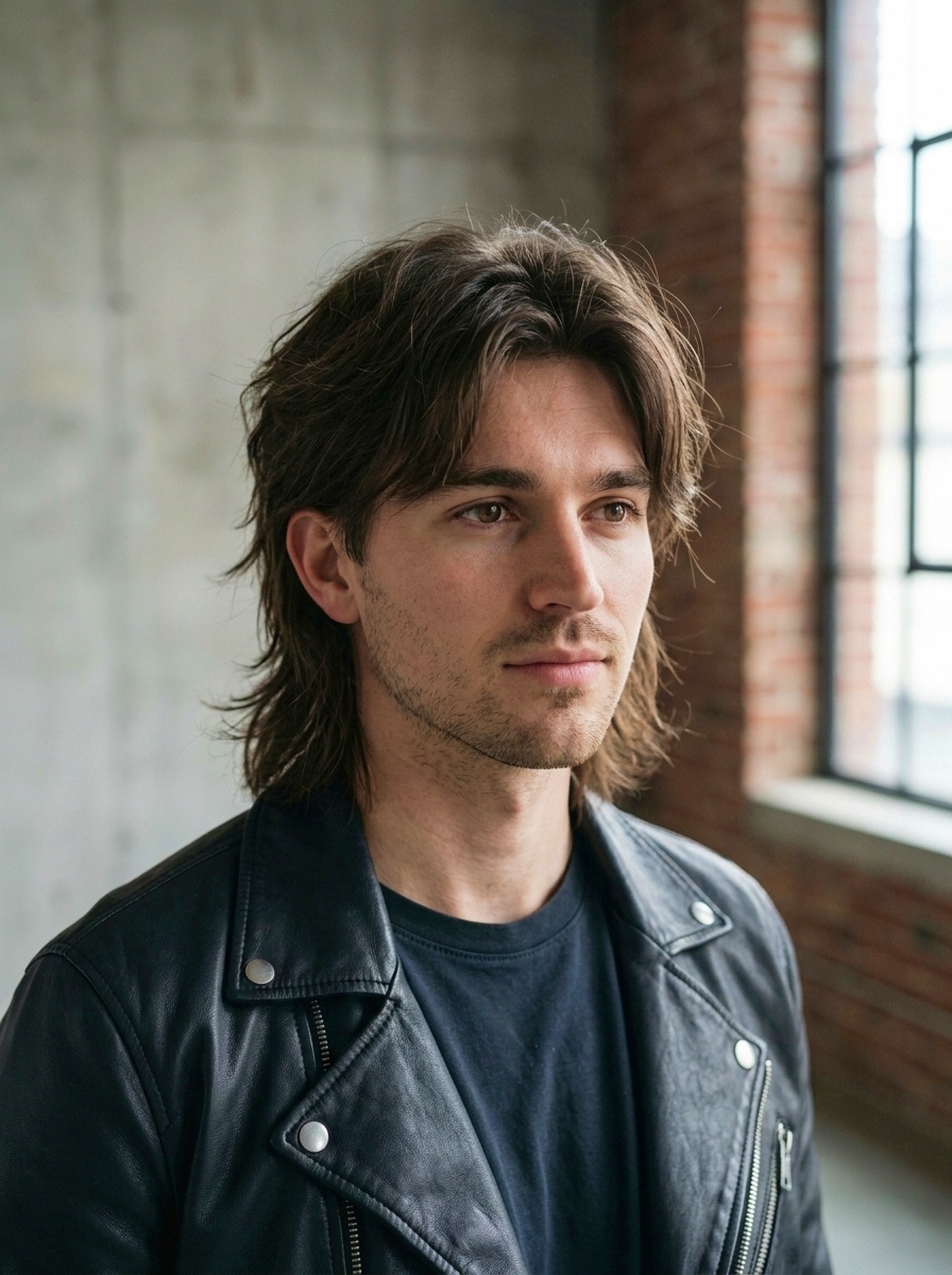Modern Long Wolf Cut with Layers