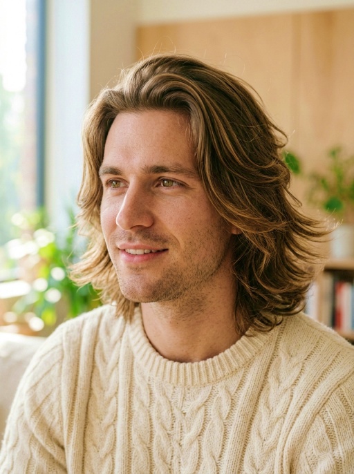 Trendy Flow Hairstyle for Men