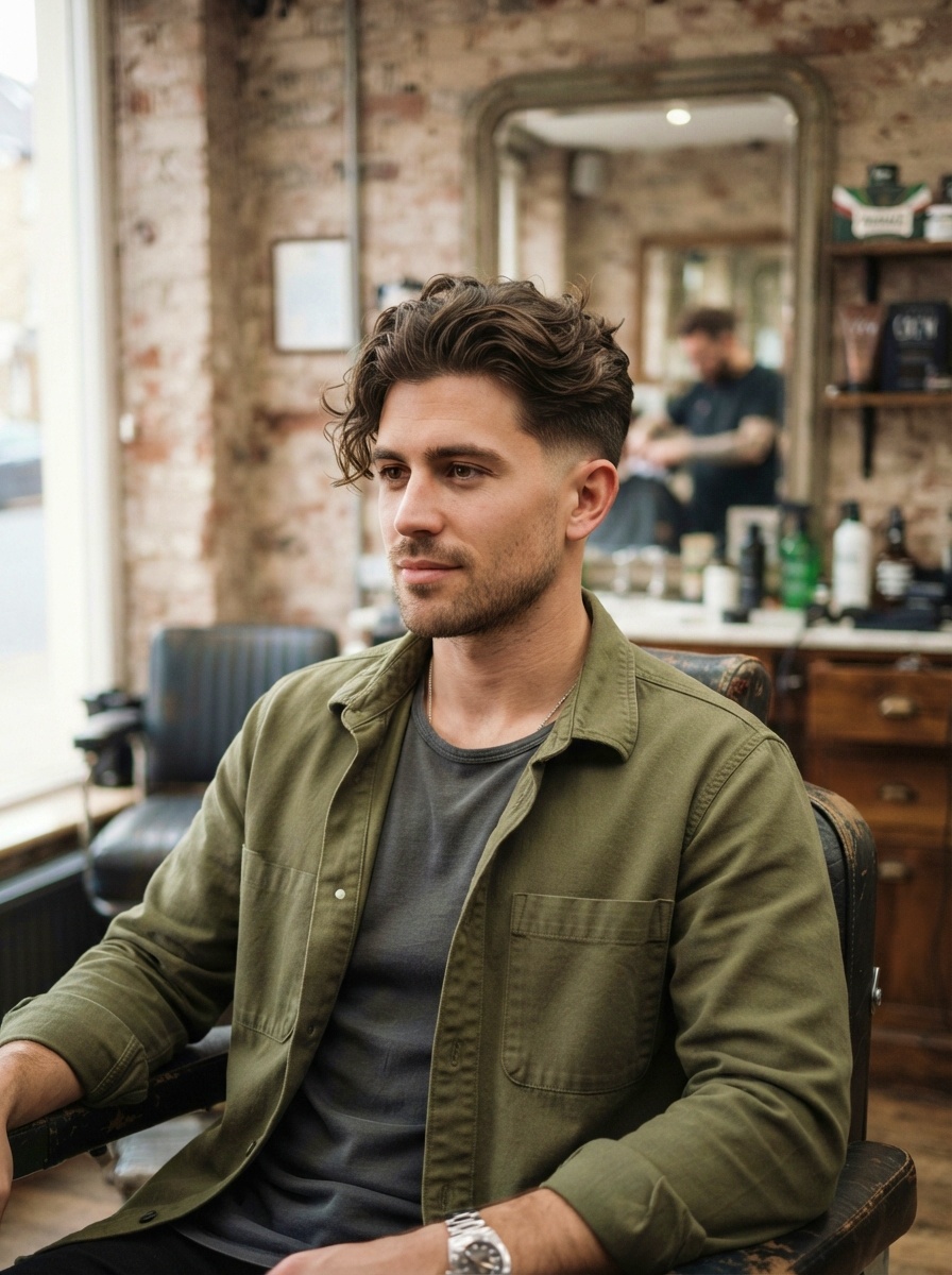 Wavy Flow with Tapered Sides