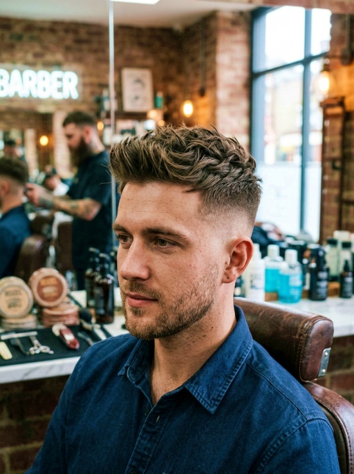 Modern Chiseled Texture Hairstyle