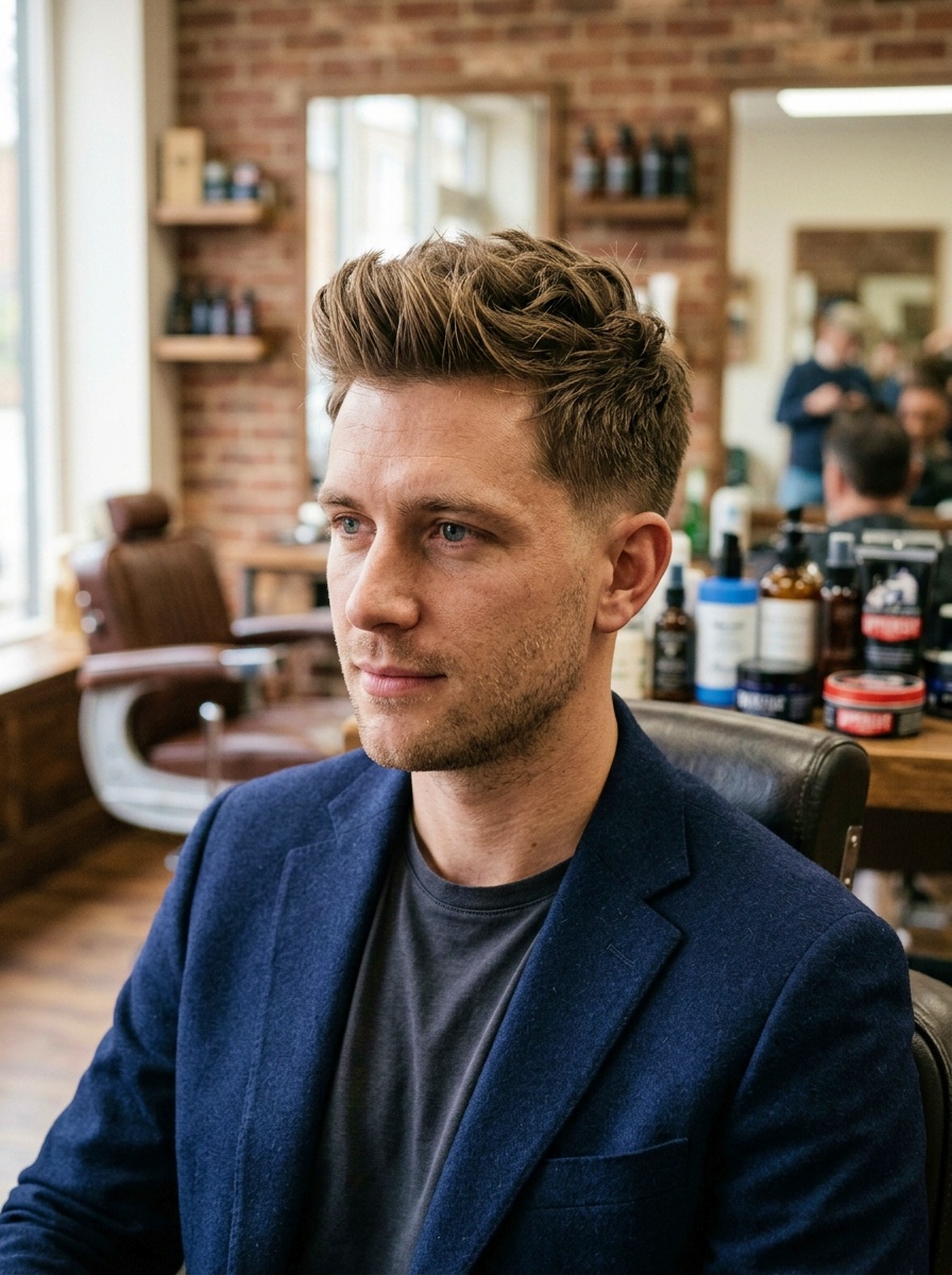 Modern Contemporary Textured Quiff