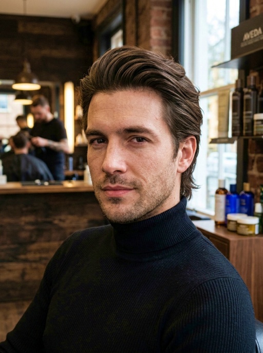 Modern Polished Men's Hairstyle