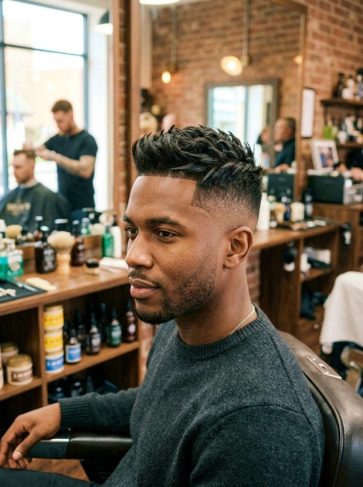 Modern Sculpted Crown Haircut