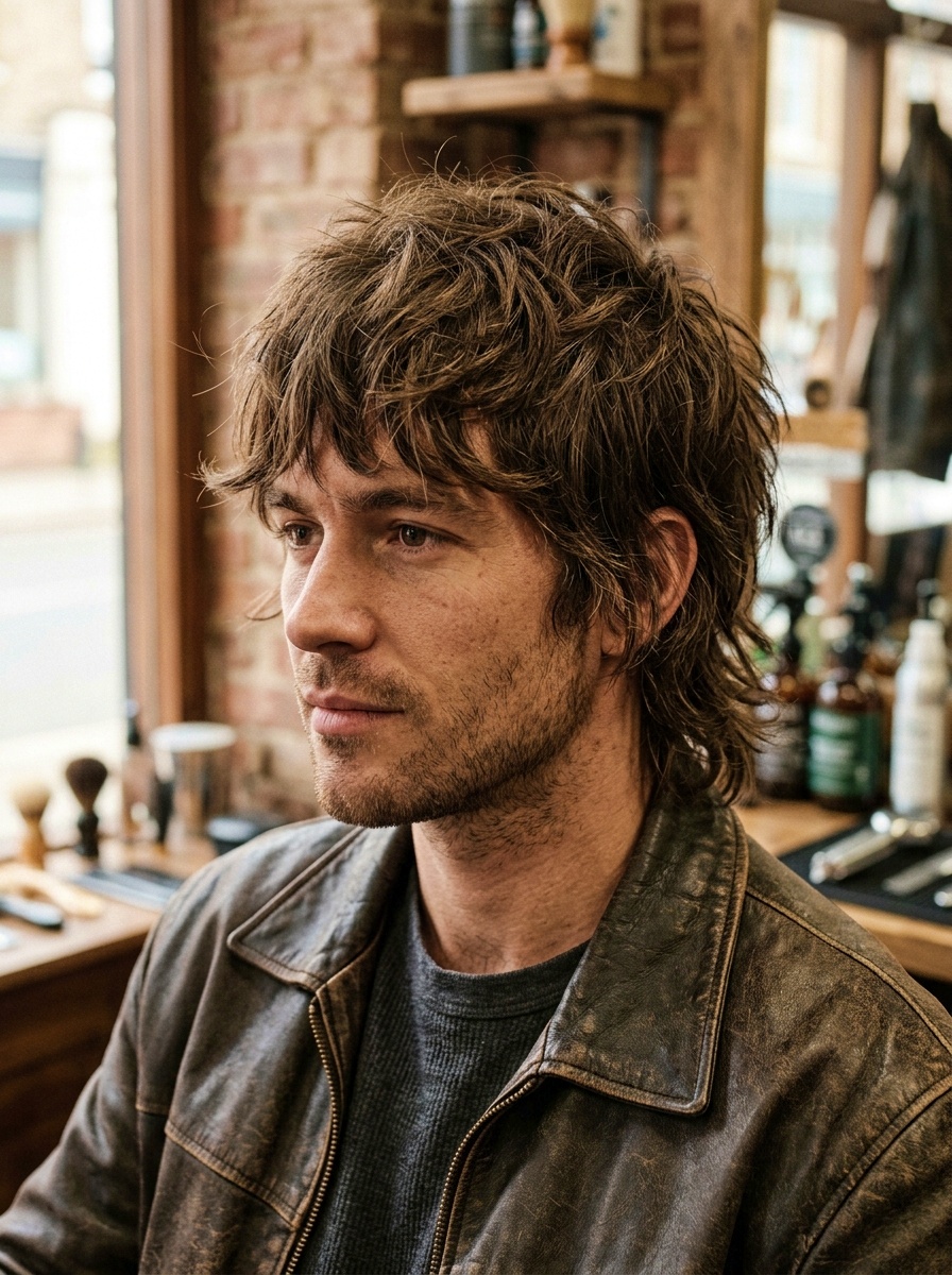 Modern Thick Layered Shag Haircut