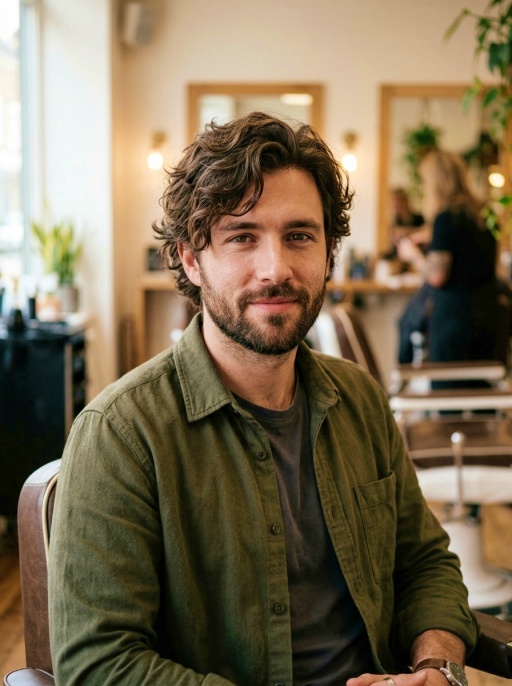 Modern Wavy Side Part Hairstyle