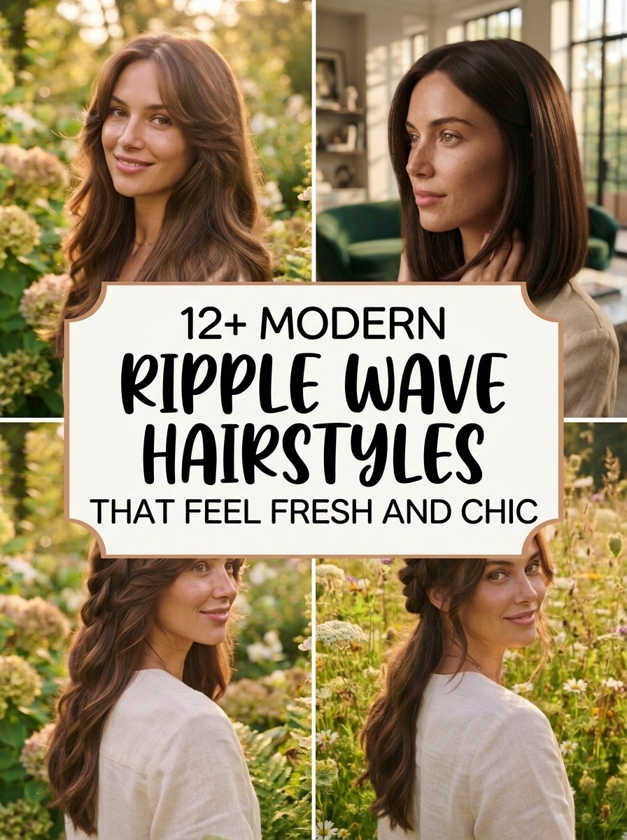 Modern Ripple Wave Hairstyles That Feel Fresh And Chic