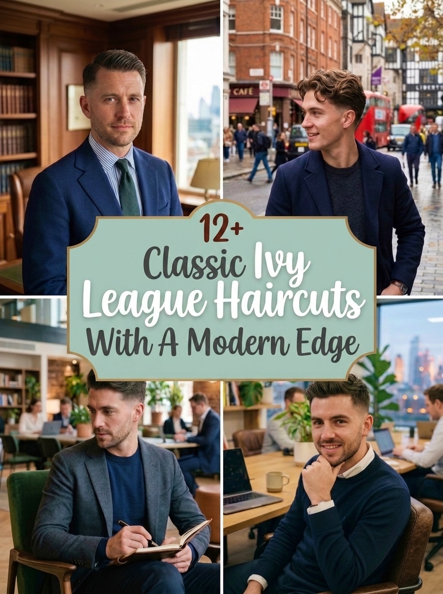 Classic Ivy League Haircuts With A Modern Edge