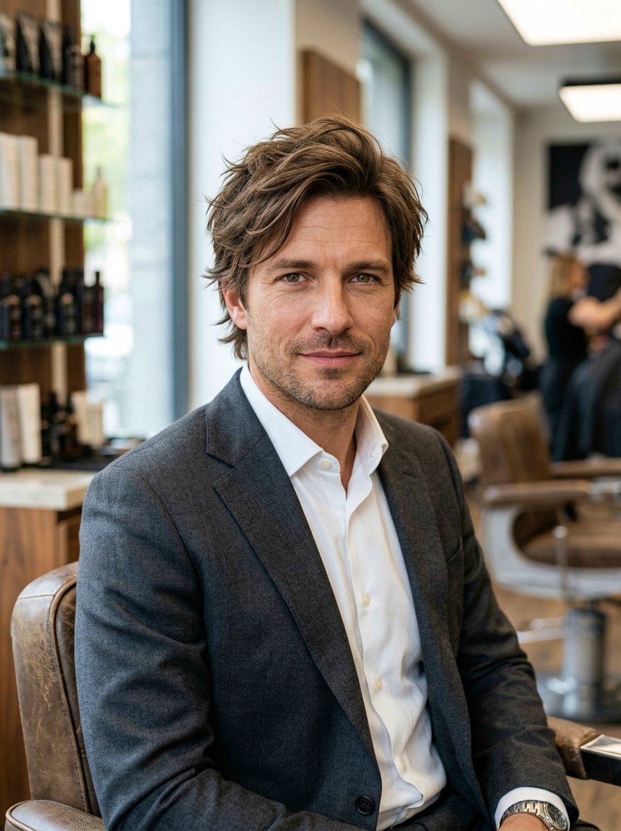 Signature Modern Elegant Men's Haircut