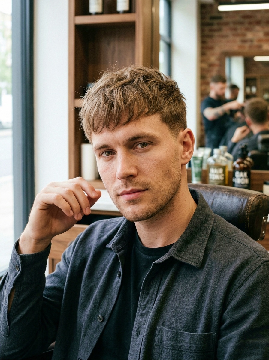 Soft Textured Fringe for Fine Hair