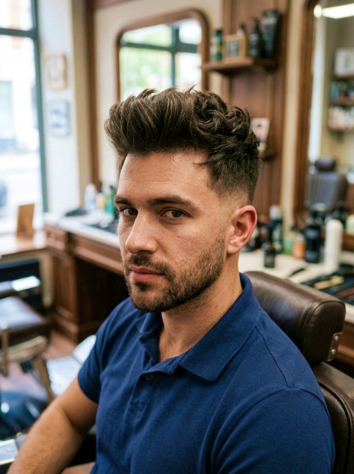 Trendy Thick Hair Fade