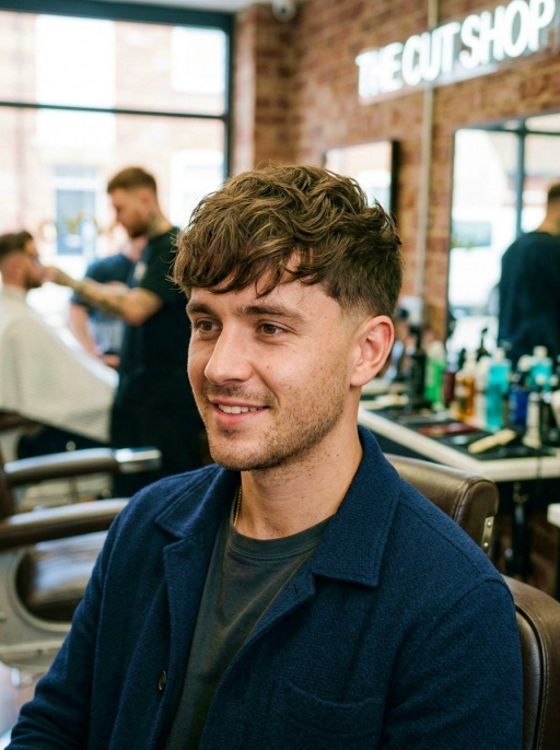 Wavy Taper Haircut Ideas