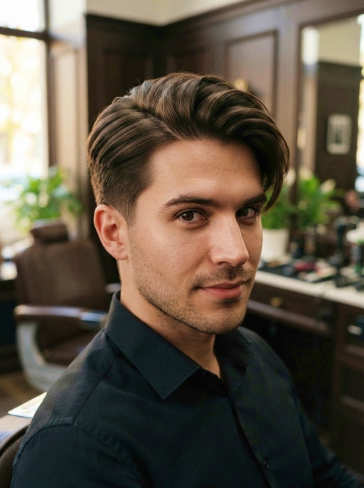 12 Deep Sweep Hairstyles for Men Sharp & Modern Styles